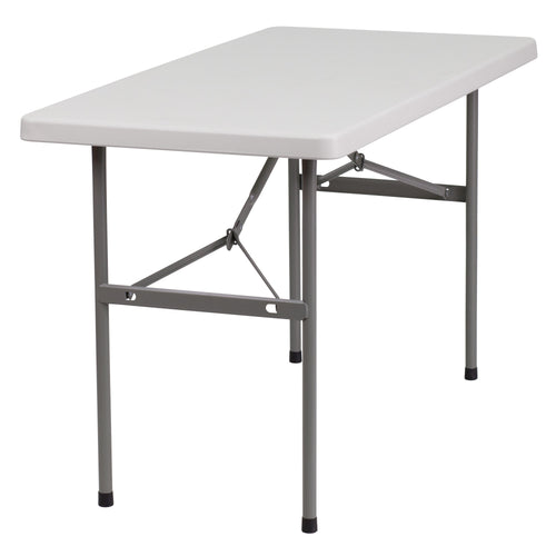 FLASH RB-2448-GG 122cm Rectangular Plastic Folding Table